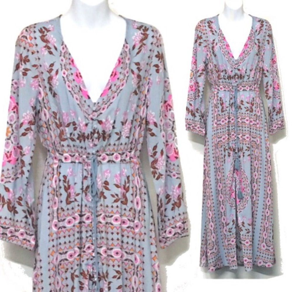 Pandora Printed Maxi DRESS Gown Aquarium Mandala - Picture 4 of 5